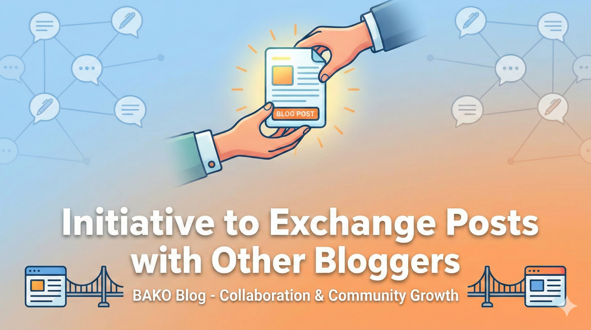 Initiative to Exchange Posts with Other Bloggers